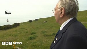 Bomber Command monument airlifted to Beachy Head