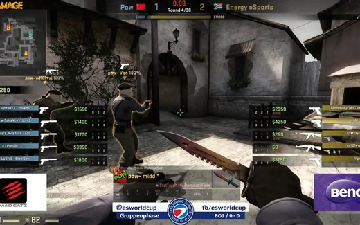 CSGO 中国CSGO世界舞台首胜pow vs. Energy eSports ESWC 2014