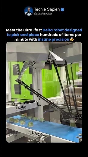 Meet the Delta Robot That Picks 100+ Items Per Minute With Extreme Precision 🤯