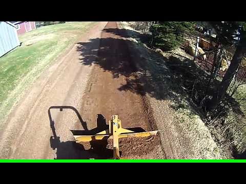 Kubota Driveway Scraping Action