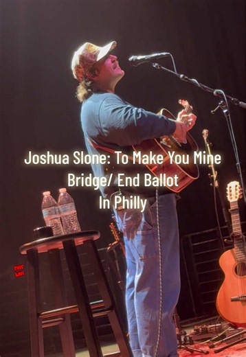 This end part of To Make You Mine By/ @Joshua Slone is the most unique and intricate portion. I’m getting chills thinking about it again. #anna #joshuaslone #countrymusic #zachbryan #countryconcert