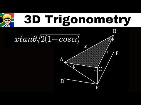 3D Trigonometry grade 11 and 12