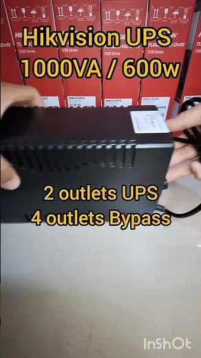 Hikvision UPS 1000va DS-UPS1000 Unboxing...