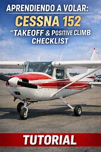 Aprendiendo Cessna 152: Takeoff & Positive Climb Checklist. En este video revisamos a detalle el Takeoff & Positive Climb Checklist del Cessna 152, explicando qué se verifica antes del despegue y qué parámetros aseguran un ascenso inicial estable y seguro. Analizamos potencia, instrumentos, actitud, velocidad, configuraciones y las acciones que todo piloto debe confirmar para garantizar una transición eficiente de tierra a aire. El objetivo es que entiendas qué hacer, cuándo hacerlo y por qué, c
