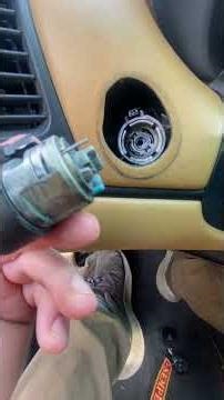 2000-2006 Porsche boxster ignition lock cylinder removal