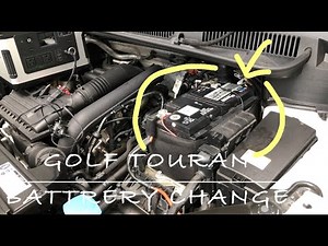 VW Golf7 TOURAN Battery replacement　まったりバッテリー交換