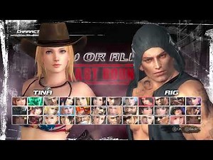 DEAD OR ALIVE 5 Last Round - Tina Armstrong Vs. Rig [PS4]