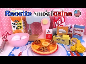 Jeu d’Imitation Cuisine Recette de Pancakes Américains