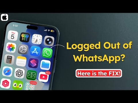WhatsApp Logged You Out on iPhone? Here’s the Fix!