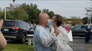 Bride's terminally ill father 'gives her away' between dialysis session and Hospice care