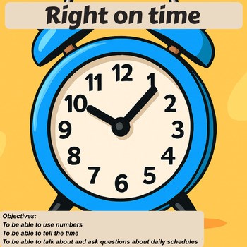 ESL Speaking & Grammar Activities: Daily Routines & Telling Time (PDF   PPT)