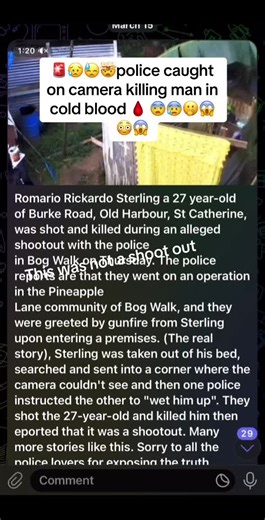 Shocking Police Shooting Caught on Camera: Innocent Man Killed in Cold Blood