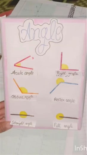 📚math project ( Angle ) # short #project