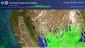 Want to know when this storm system will clear out? Take a look at the recent forecast radar for the latest! Snow continues along the Sierra through Tuesday, then we expect a break on Wednesday before another system moves in for Thursday. | US National Weather Service Reno Nevada