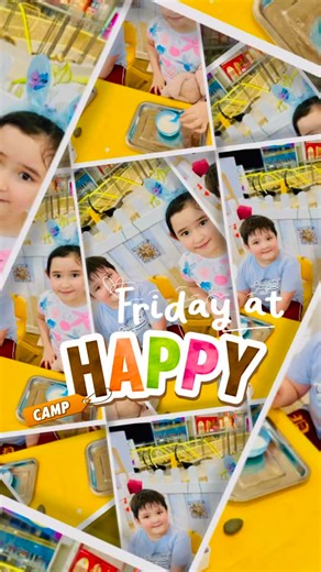Take a look back at our fun-filled Friday Classes!  From Tutorial and Stay & Explore to Playschool and Painting — our Happy Campers ended this week learning, creating, and having the best time together! ✨ | Happy Camp | Facebook