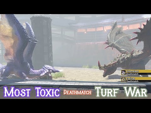 Espinas Vs Chameleos Most Toxic Turf War Deathmatch | Monster Hunter Rise Sunbreak