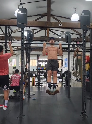 Pull ups are one of my favorite exercises. When I was an aesthetic bodybuilder in the 80s, I used to do this exercise with my arms and biceps and my upper lats. With functional bodybuilding/crossfit I am able to use my core to pull making the movement easier and more integrated.