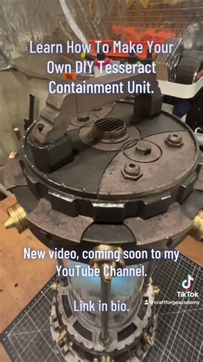 DIY Marvel Tesseract Containment Unit. #avengers #3dprinting #loki #marvelstudios #tesseract #diy