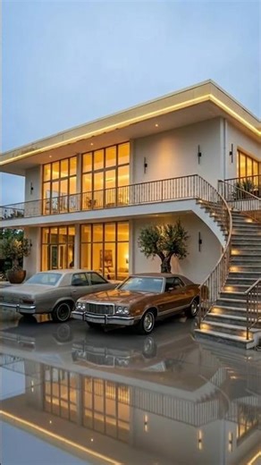 Abandoned House & Muscle Car Restoration! 🤯 #shorts #homerenovation