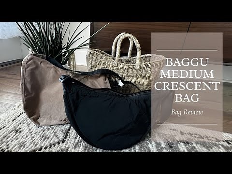 Baggu Medium Crescent Bag | REVIEW & COMPARISON