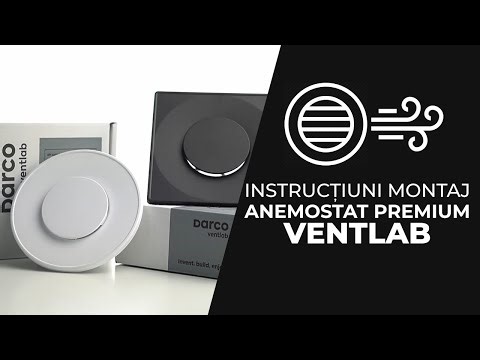 Instructiuni de montaj si testare anemostat rotund circular distributie aer cald VentLab