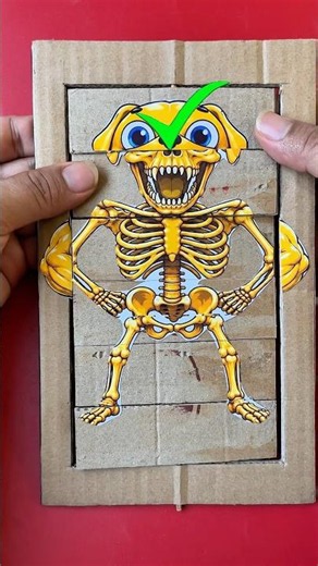 Dark pals chompy chase cardboard flip challenge game #darkpals