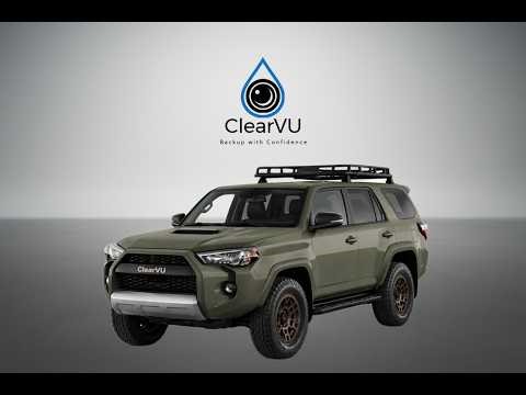 ClearVU Backup Camera Cleaner on the 4Runner (2010-2024)