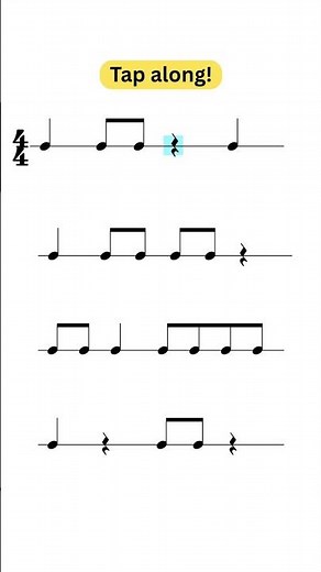 Back to Basics! Quarter Notes, Eighth Notes and Quarter Rests