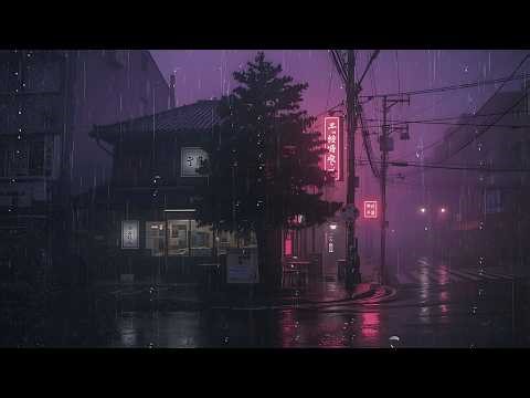 Tokyo Rain Night - Chill Lofi Beats for Study & Relax | Lo Fi Playlist