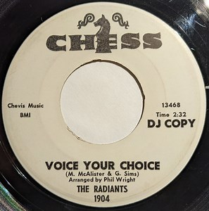 The Radiants - Voice Your Choice