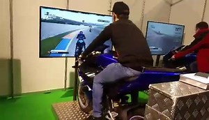 5.5K views · 211 reactions | Lee in action the the MotoGP Simulators | Lee Johnston Racing | Facebook