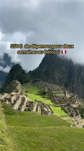 Oui! Nous avons depensé que 550€ pour 15 jours au Pérou, soit 36€/j. Ce total inclut absolument tout : vol interne, restaurant tout les jours, logement, activités, taxis, courses, souvenirs ! Tout sauf les billets d’avions puisque nous venions de Colombie ! Mais tout ça pour dire que tu peux partir au Perou pour 1200€ billet d’avion inclut pendant 2 semaines, ça donne envie non ? #voyageperou #budgetperou #budgetravel #petitbudget #prixvoyage #travelperu #voyagerpascher #astucevoyage #travelcont