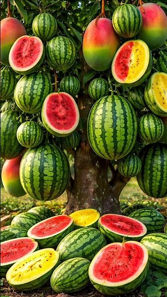 easy and fast method to grow and propagate watermelon trees #garden #fruits #nature