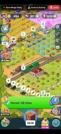 Farm Merge Valley | Finally completing the daily quest 😭🥹 #farmmergevalley