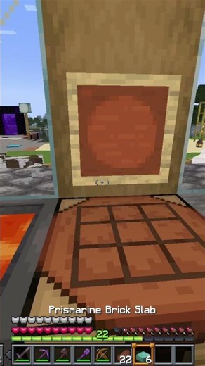 Minecraft Guide: How to craft Prismarine Brick Slab #shorts #minecraft #shortvideo #tutorial #memes