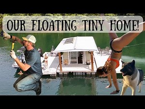Life On A FLOATING CABIN!! Renovation & Tour // Why We Decided To Move Onto A Houseboat Full-Time