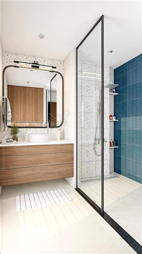 Top 4 Bathroom Design Trends✅❤️ #bathroomdesign #interiordesign #trending