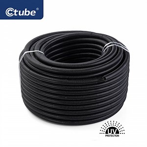 [Hot Item] UV Rated PVC Split Corrugated Conduit Tubing Solar Flexible Conduit