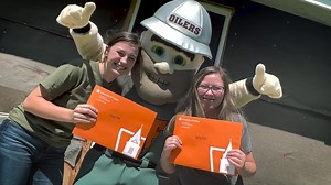 It's 2023 Admit Day at the University of Findlay! 🧡🖤 We have surprised our very first admitted #oilers with Dr. Fell hand delivering their admit letters!!! #ufindlay #oilernation | University of Findlay