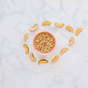 One peach, two peach, three peach, four... Have you tried Peach Cheerios, yet? | Cheerios