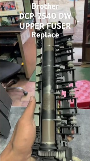 Brother DCP-2540DW Upper Fuser Roller Replace #brother #brotherprinterrepair #printer ‪@aneesh059‬