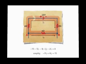 02-2 Applications of systems of linear equations: electrical networks (part 2/2)