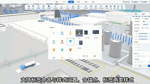 孪界科技Multiverse平台零代码搭建智慧工厂第二期教程 — 在场景中添加各类标签
