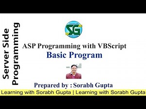 How to create basic program in ASP using VBScript