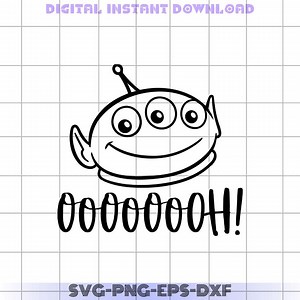 Alien Oooooooh Svg, Toy Story Characters Png, Cartoon Movie Clipart, Cute Toy Story Digital File, Svg for Cricut - Etsy