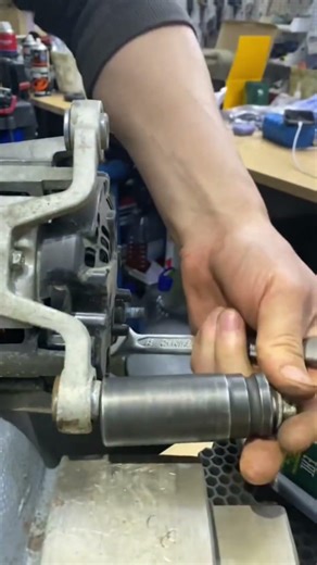 We compress the generator bushings