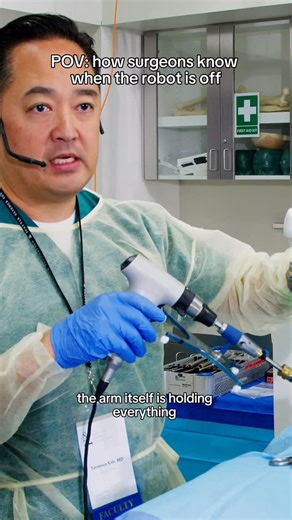 Physician Driven Education on Instagram: "How surgeons know when to let the robot do its thing, and when not to. Robotic guidance works best when the plan is right. the robot holds the trajectory steady, and navigation confirms where you are. most of the time, the skill is knowing when to not interfere; to let the system do exactly what it was designed to do. but when something feels off: abnormal tension, resistance that doesn’t match the plan that’s the moment to pause and reassess. this is th