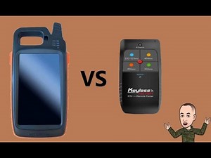 A comparison between the Xhorse Key Tool Max and Keyless Remote Tester