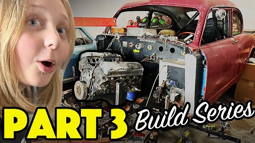 The Hot Rod Hoarder Gasser Henry J Project Gets An Engine: Was The Perfect Engine Right Here All Along? - BangShift.com