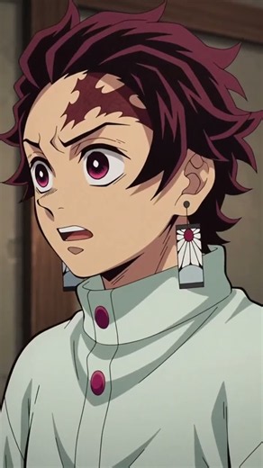 Tanjiro falling in infinity castle